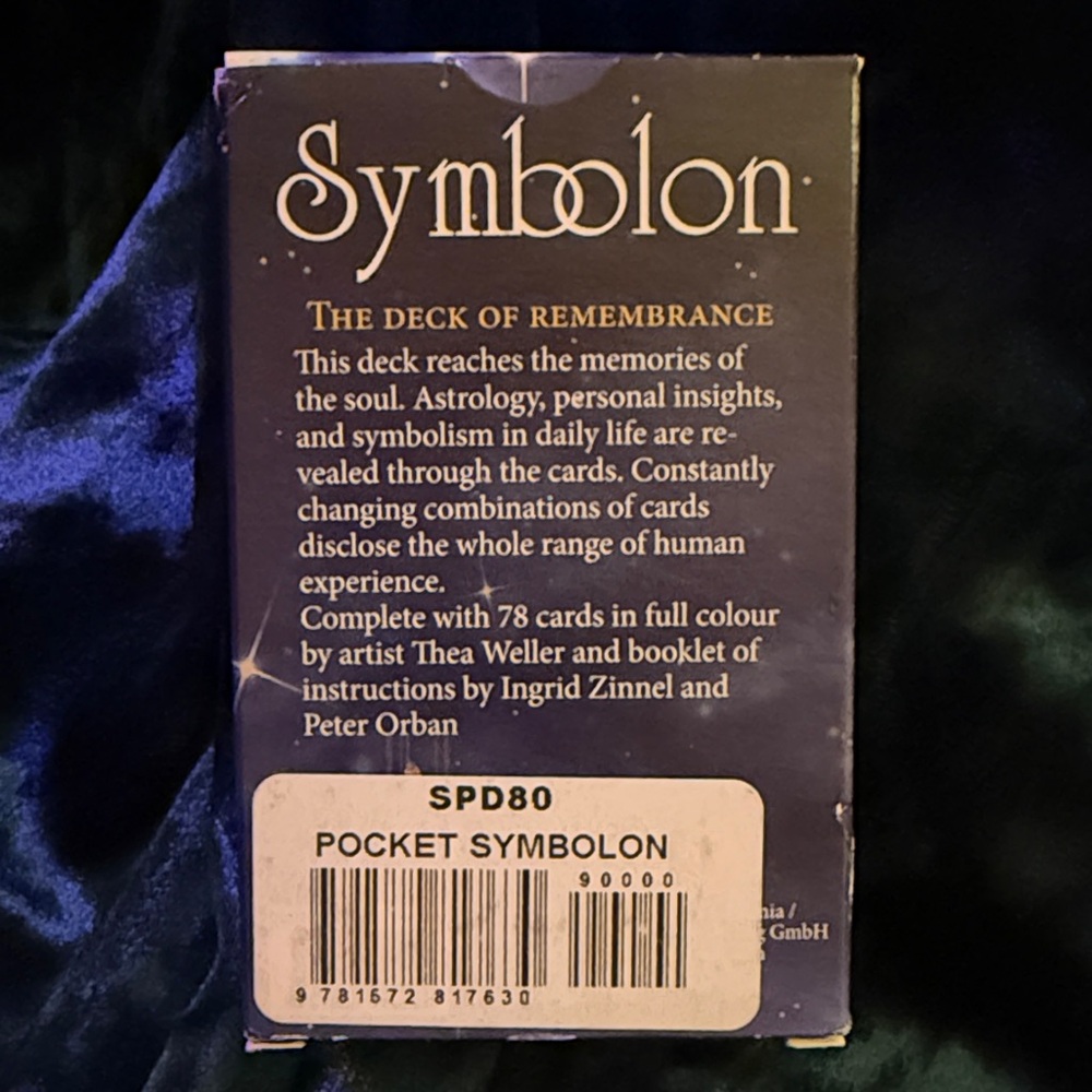 Symbolon Deck of Remembrance Oracle Astrology Cards Tarot authentic guidebook - Picture 6 of 12